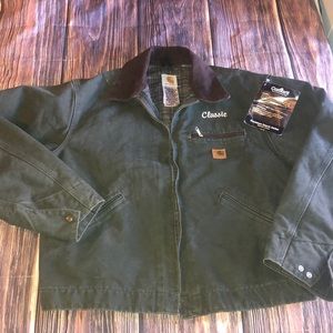 Men’s Vtg 90’s Carhartt Duck-Canvas “Detroit” jacket -L- new with tags